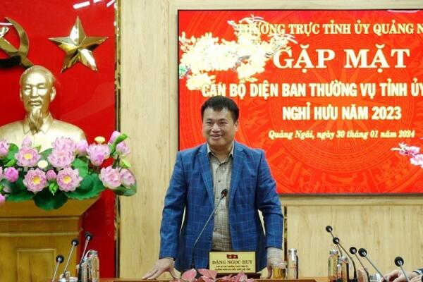 Lãnh đạo tỉnh gặp mặt, chúc Tết các đồng chí cán bộ thuộc diện Ban Thường vụ Tỉnh ủy quản lý nghỉ hưu năm 2023