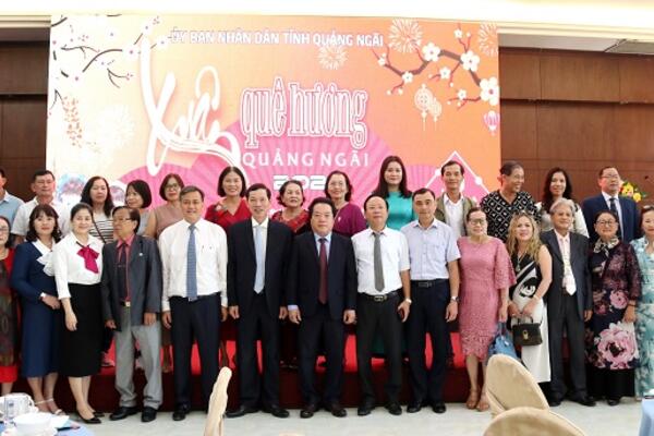 Lãnh đạo tỉnh gặp mặt kiều bào Quảng Ngãi nhân dịp Tết Nguyên đán Giáp Thìn 2024